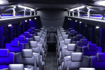 Erie Charter Bus Interior