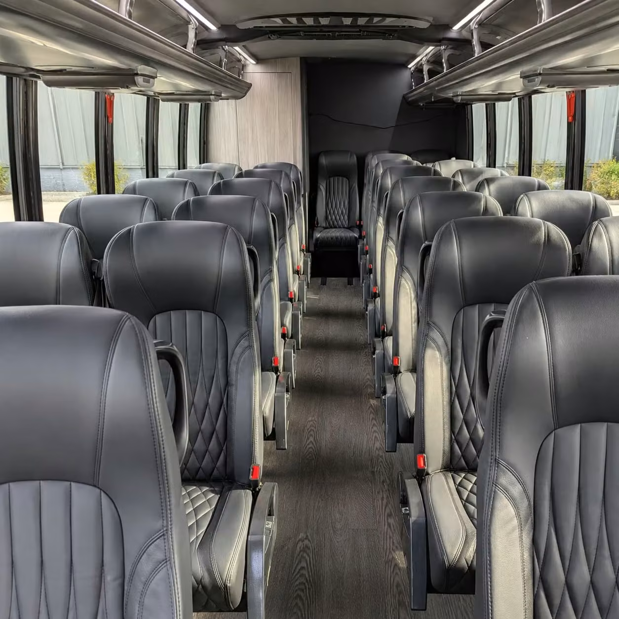 25 passenger minibus interior