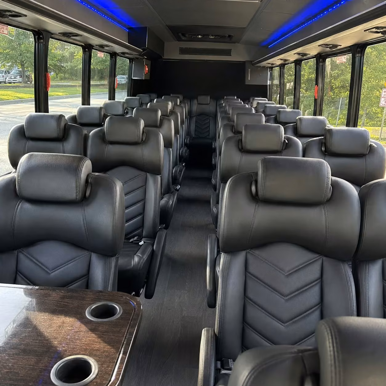 35 passenger minibus inside