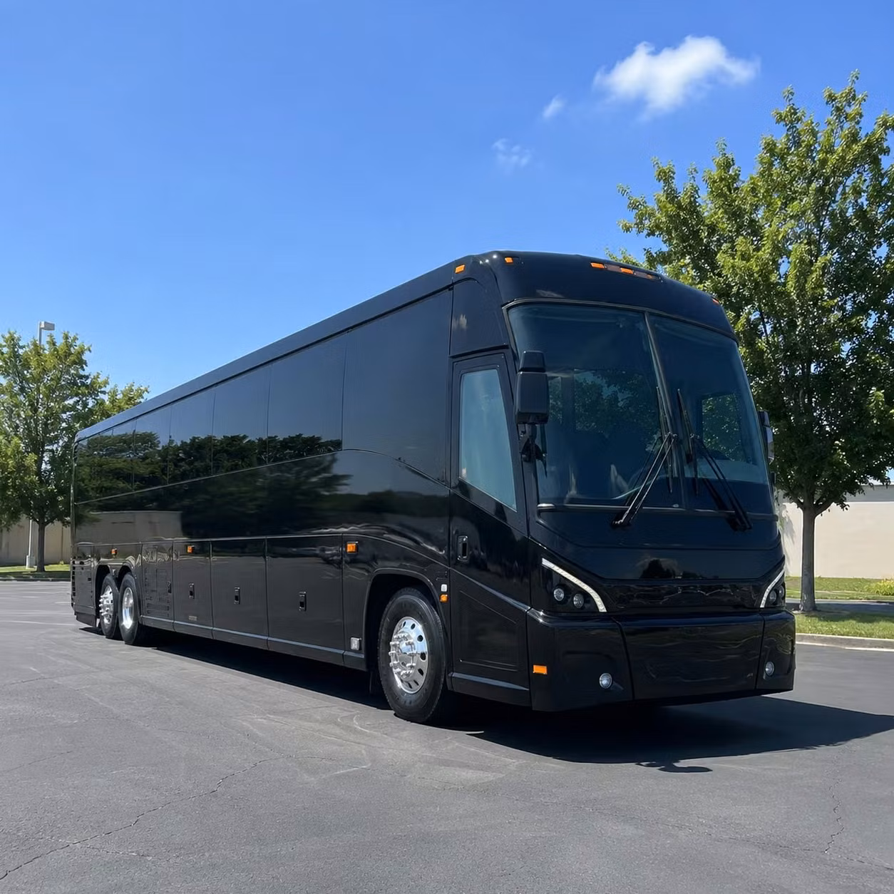 charter bus transportation for personnel at presque isle air national guard base
