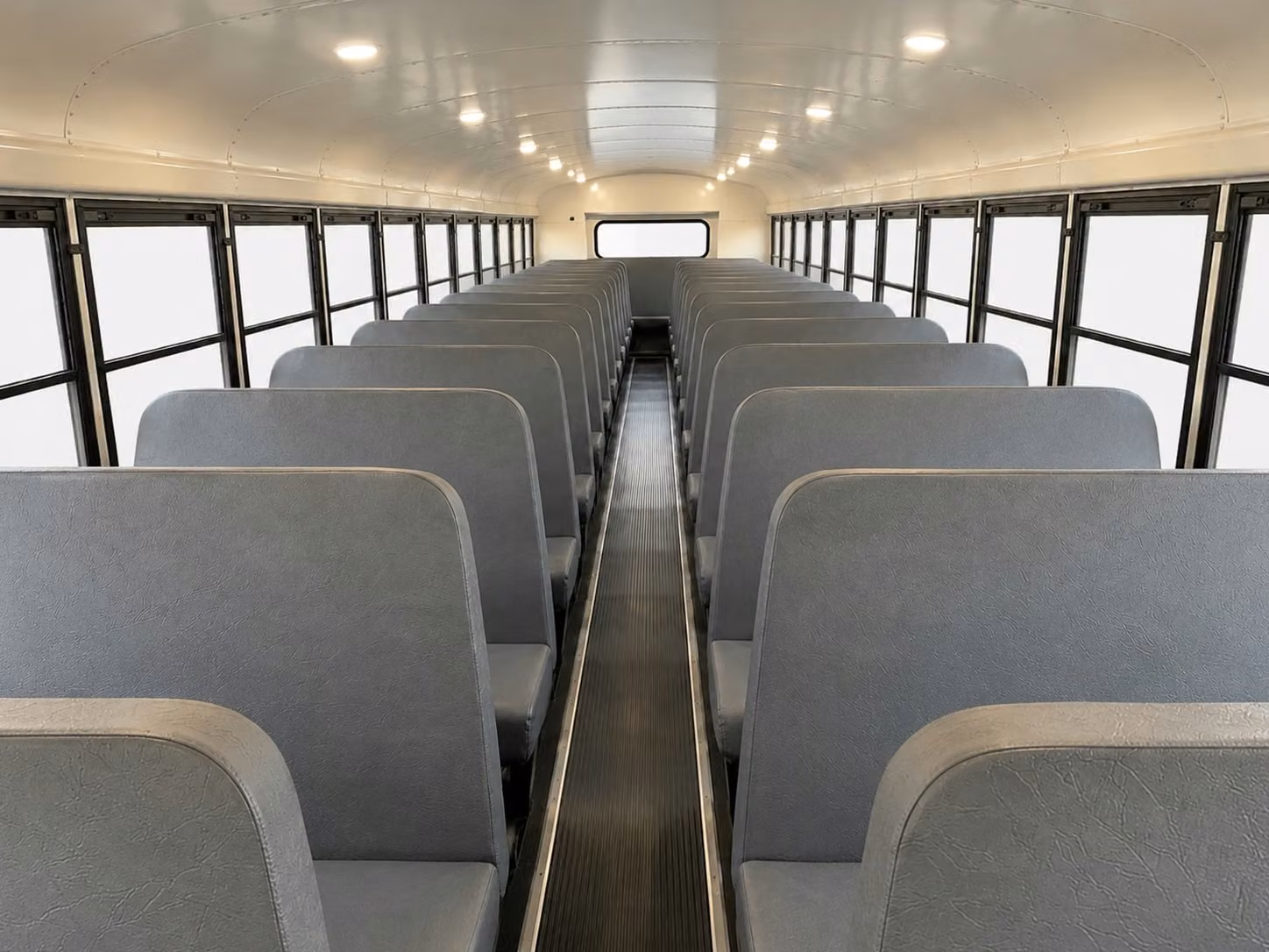 school bus inside
