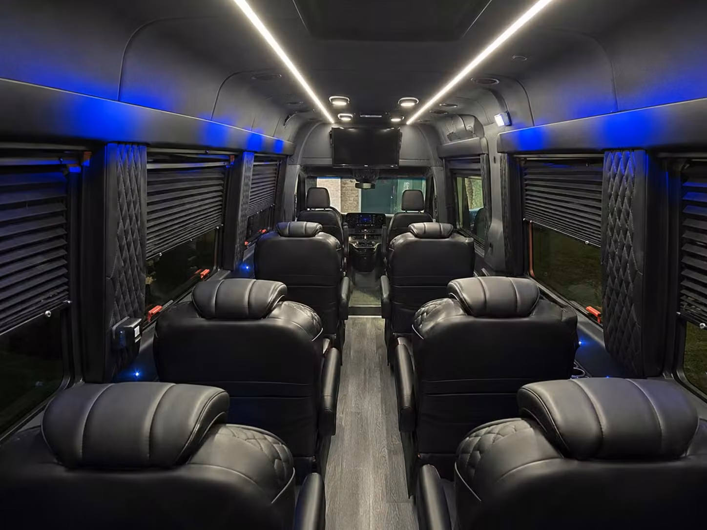 sprinter van with driver interior